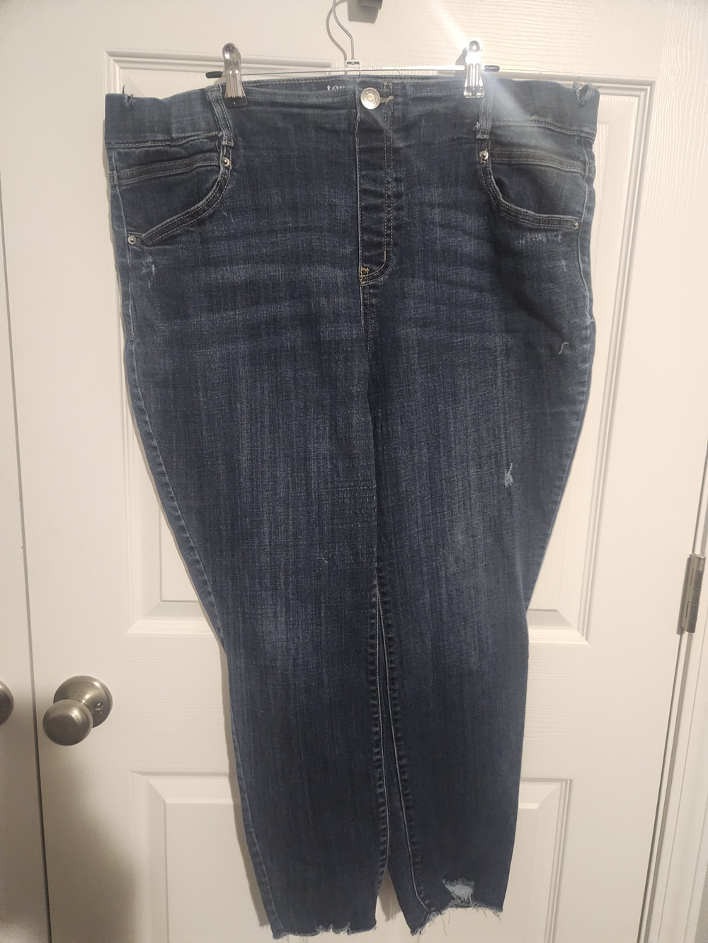 Terra & Sky Dark Blue Straight Leg Jeans